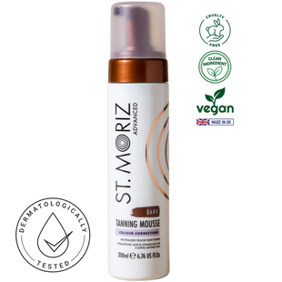 St.Moriz Автобронзат-мус для темної шкіри Advanced Colour Correcting Mousse DARK 200ml : St.Moriz : УТП008576: 6