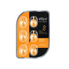 Ellips Вітаміни для волосся (6х1мл) Бездоганний шовк з Про-кератиновим Комплексом : Ellips : УТП008782: 1