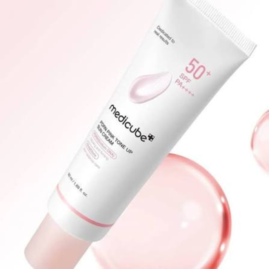 Medicube Солнцезащитный тонирующий крем с полинуклеотидами PDRN Pink Peptide Sun Cream SPF 50+ PA++++, 50 мл : Medicube : Т02841 : 3