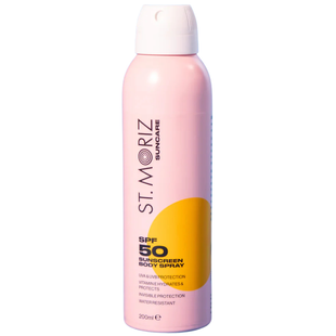 ST.MORIZ Сонцезахисний спрей для тіла SPF50, 200мл : St.Moriz Suncare : 03020: 4