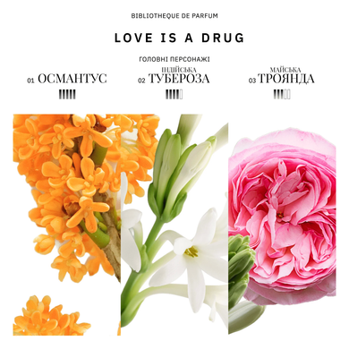 BIBLIOTHEQUE Love is a drug (Любовь наркотик) EDP women : Bibliotheque de Parfum : УТП010563 : 5