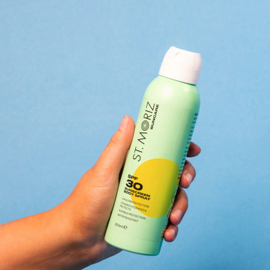 ST.MORIZ Сонцезахисний спрей для тіла SPF30, 200мл : St.Moriz Suncare : Т03019: 4