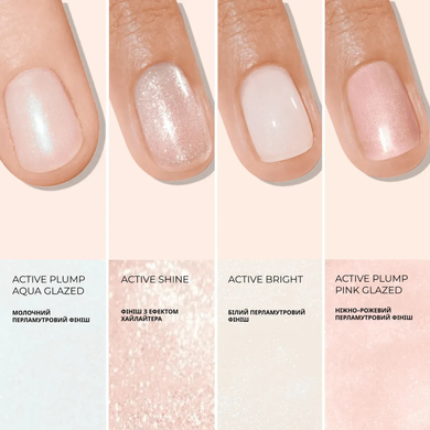 Manucurist Лак для ногтей с коллагеном и перламутровым молочным покрытием Active&trade; Plump Aqua Glazed, 15 мл : Manucurist : Т03161 : 9